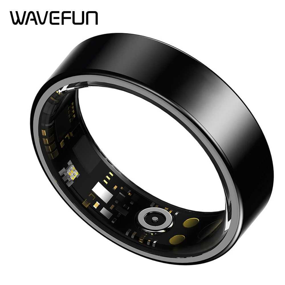 Wavefun 03 Smart Ring Health Tracker Sleep Tracking Heart Rate US Size Waterproof Fitness Tracker with Charging Box W250225