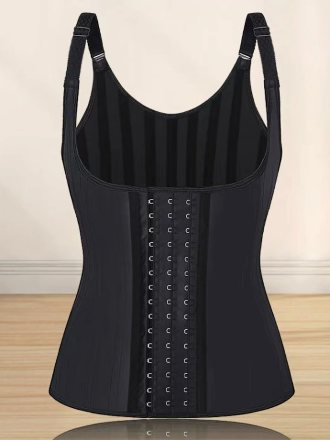 womens sports shaping belt 25 bone latex material zipper waist shaping compression belt sports body shaper waist seal 250224