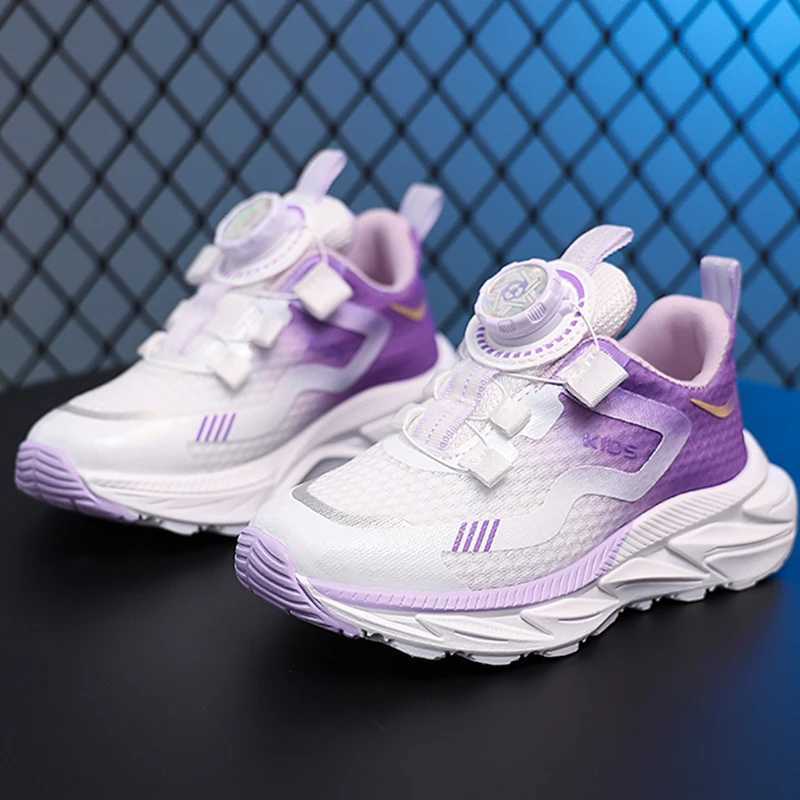 Tennis sports shoes for children boys and girls sports running shoes casual board leather soft sole childrens outdoor walking shoes W250225