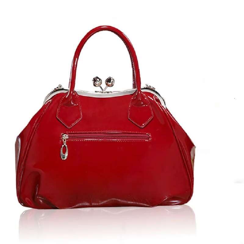 2023 Women New Fashion Patent Leather Big wers Lady Charm Tote Handbags Shoulder Party Club Wedding Bag