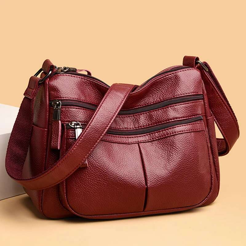 High Quality Genuine Leather Ladies Bags Fashion Purses And Handbags Famous Designer Crossbody Shoulder Bag For Women Sac A Main
