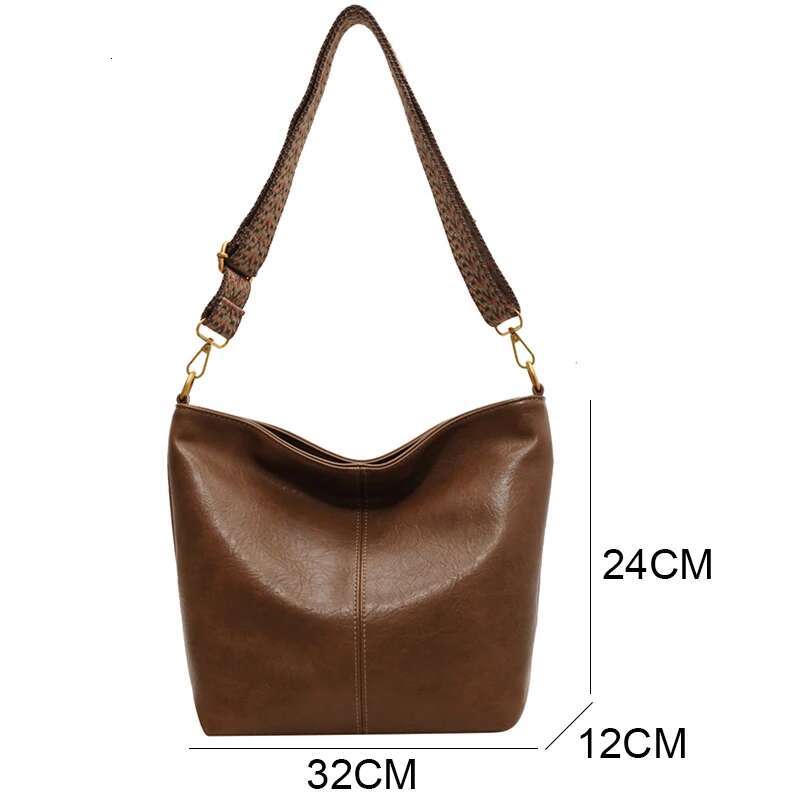 High Quality Leather Tote For Ladies Casual Women Designer Shoulder Crossbody Sac Female Worker Bolsas Handbags And Purse