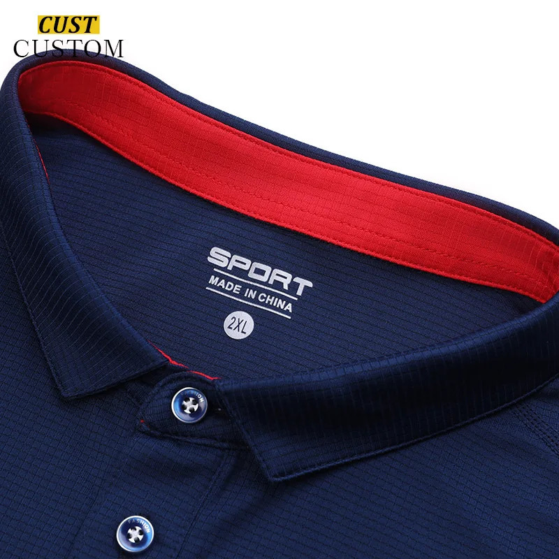 Summer Quick-drying Polo Shirt Custom Print Golf Jerseys Individual Group Personalized Custom Embroidery Polo Tees Top 250224