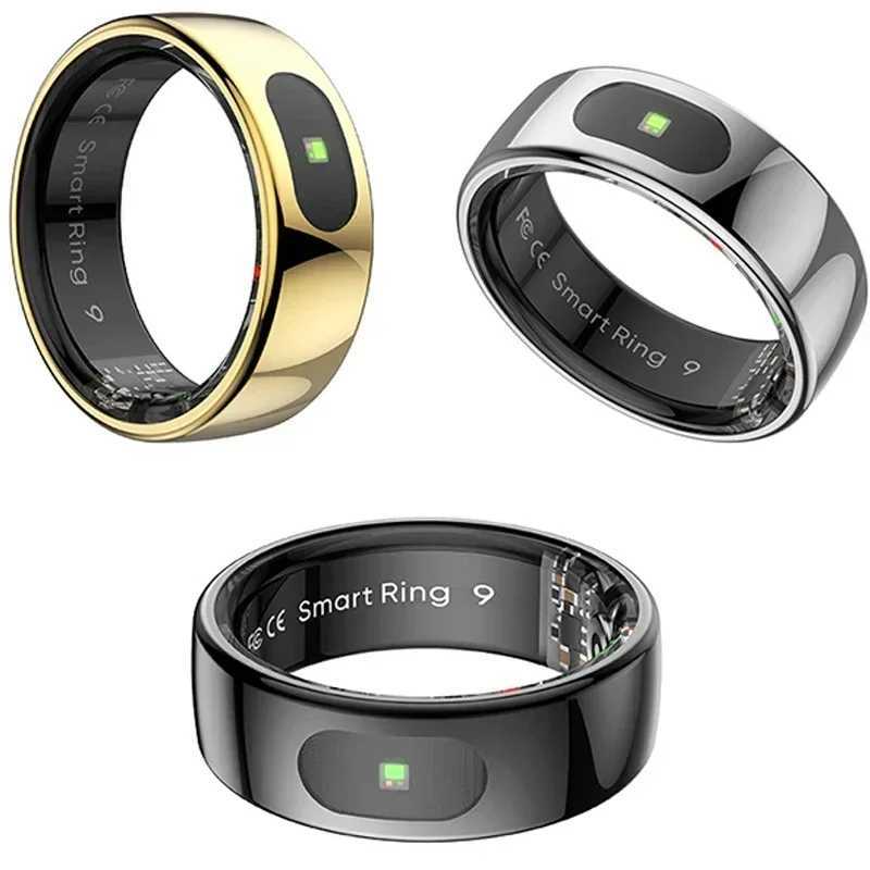 New R08 Smart Ring With Charging Case Smart Touch Screen Health Monitor Sports Fitness Tracker IP68 5ATM Waterproof Smart Ring W250225