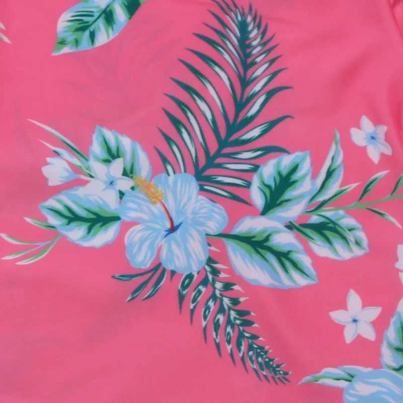 Girls two-piece set for children aged 2-11 long sleeved skiing swimsuit 2024 childrens cute printed swimsuit baby swimsuit X250224