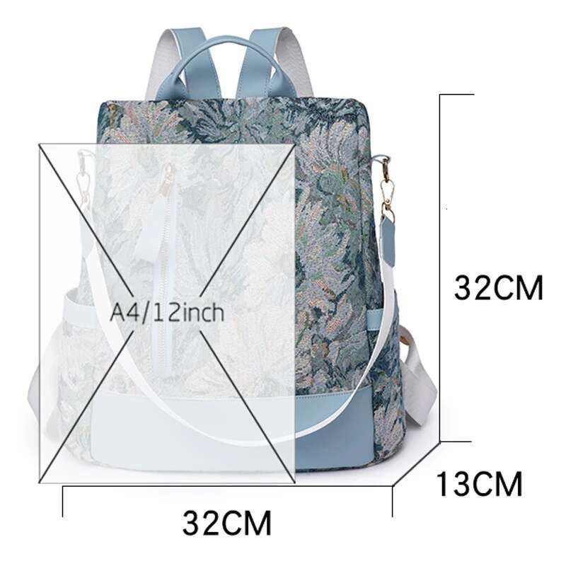 New Style4 Fashion Women Nylon Backpacks Female School Book Bags Large Capacity Shopping Travel Knapsack Femme New Casual Rucksack Sac