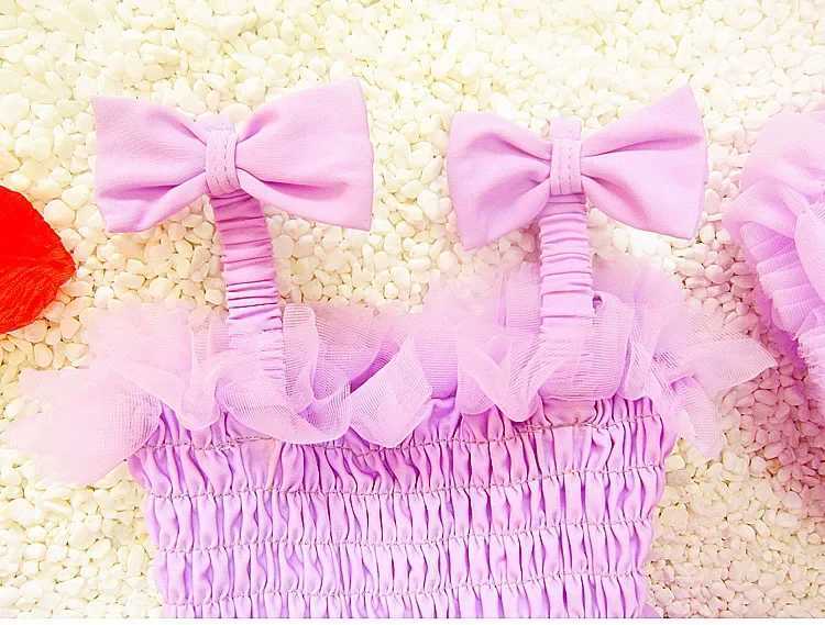 Princess STYle Kids Girls One piece Swimming Suit Bubble Dress + Hat Swimwear Summer Beach Wear Costumes Swimsuit SA4008 X250224