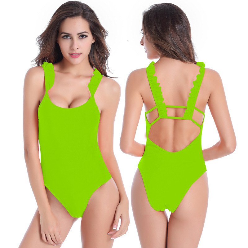 fashion swimwear Beautiful back and high buttocks women's swimsuit, trend, new one-piece swimsuit