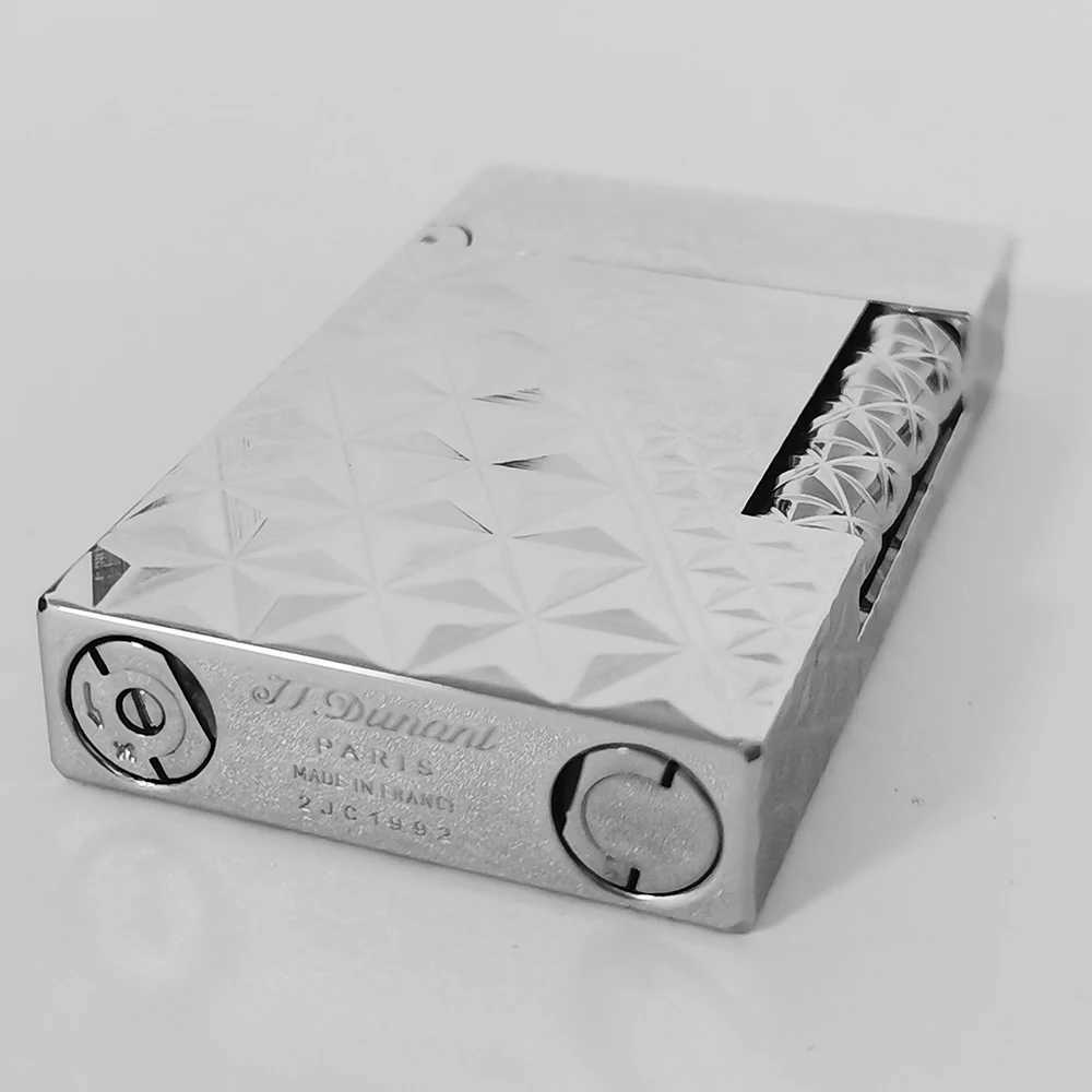 JT Dunant Lighters e Copper Ening Luxury Smoking Tools Cigarette Gadgets Single Soft Flame Gentleman Fathers Day Gifts Y250222