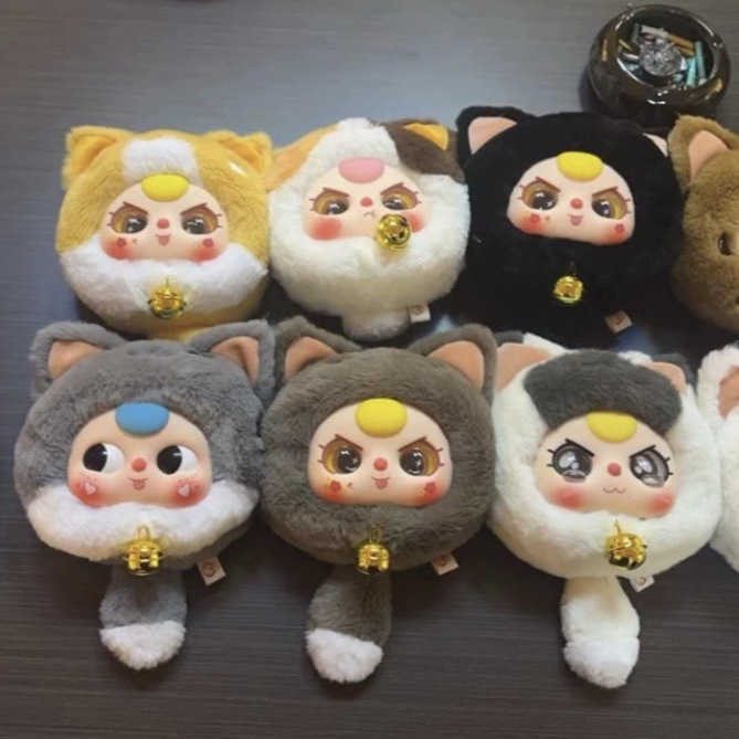 Beautiful Trendy Play Product Baby Three Old Cat Plush Blind Box New Year Gift Vieam Live Free shipping