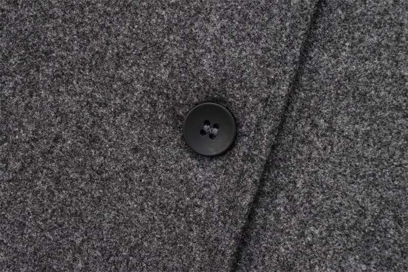 Women's New Commuter Wool Blend Tweed Coat Slim Versatile In Autumn And Winter