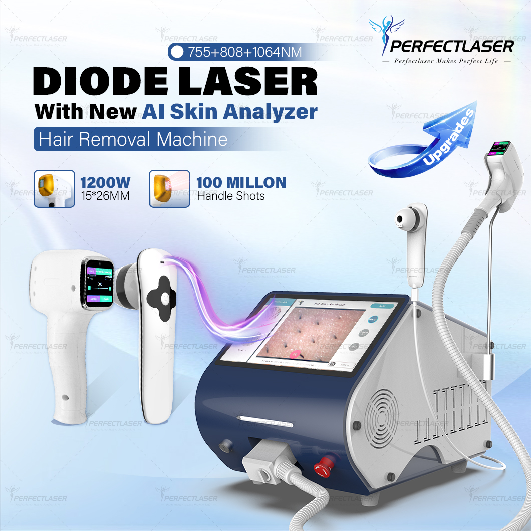Remote control system 808 diode laser beauty machine laser diode fast painless hair removal User manual