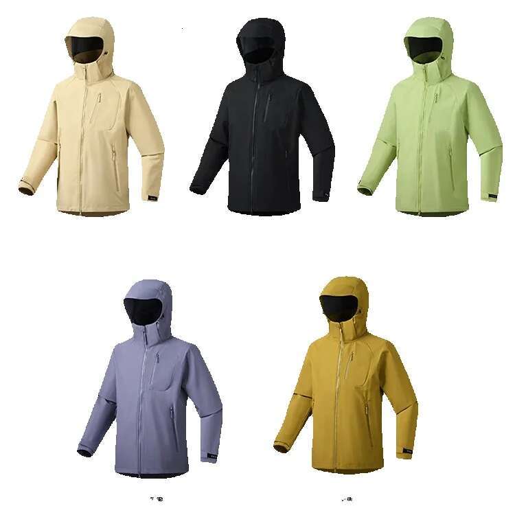 Ddmyoutdoor New Spring Outdoor Sports Fashion Casual Soft Shell Men Windproof And Waterproof Jacket For Women New Breathable Hooded Design Jackets