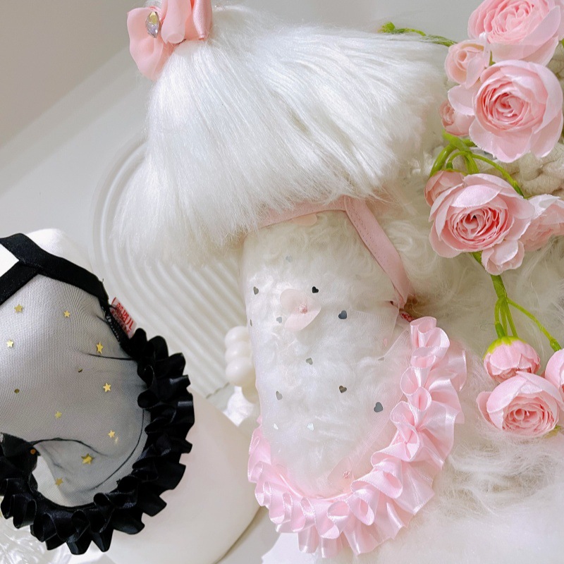 Tiny Dog Clothes Summer Transparent Mesh Cool Dog Skirt Princess Vest for Pets