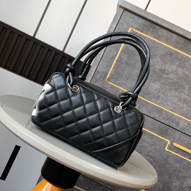 Pillow bag Designer Handbag Mini Size 21cm Bowling Bag Calfskin Shoulder Bag With Box C293