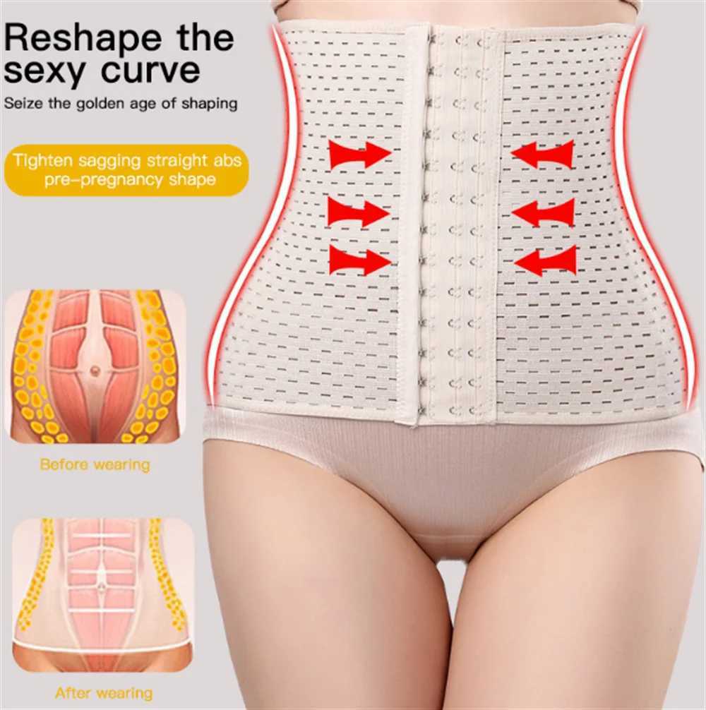 waist trainer binders shaper modeling strap corset slimming Belt underwear body shaper shapewear faja slimming belt tummy Sheath M250225