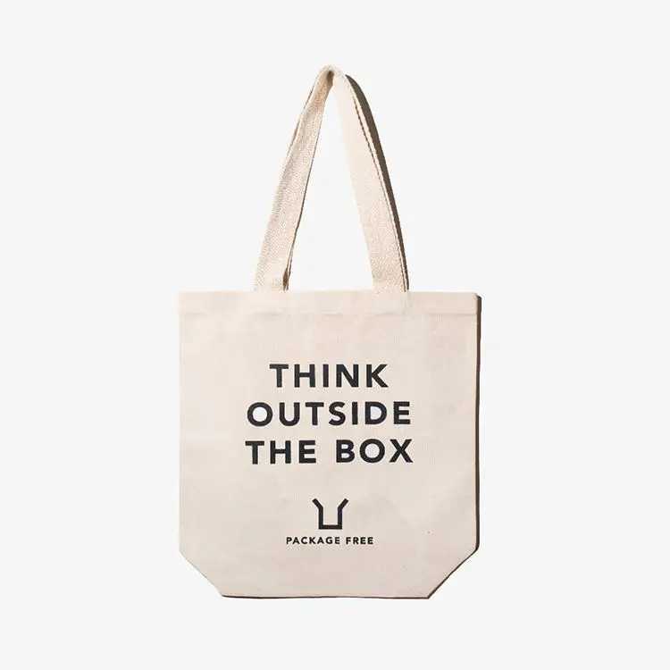 Hot Sale Wholesale 100pcs/lot Eco Friendly Cotton Shopping Canvas Tote Bag with Custom Printed Z250224