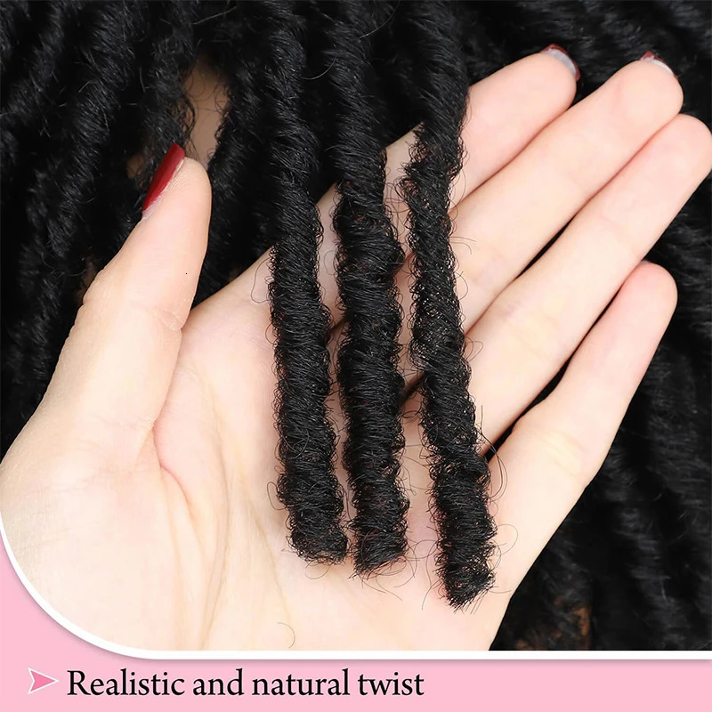 Short Crochet Wigs Synthetic Clips in Hair Toupee Afro Synthetic Braided Half Wig Dreadlock Hairpieces For Men Women 250224