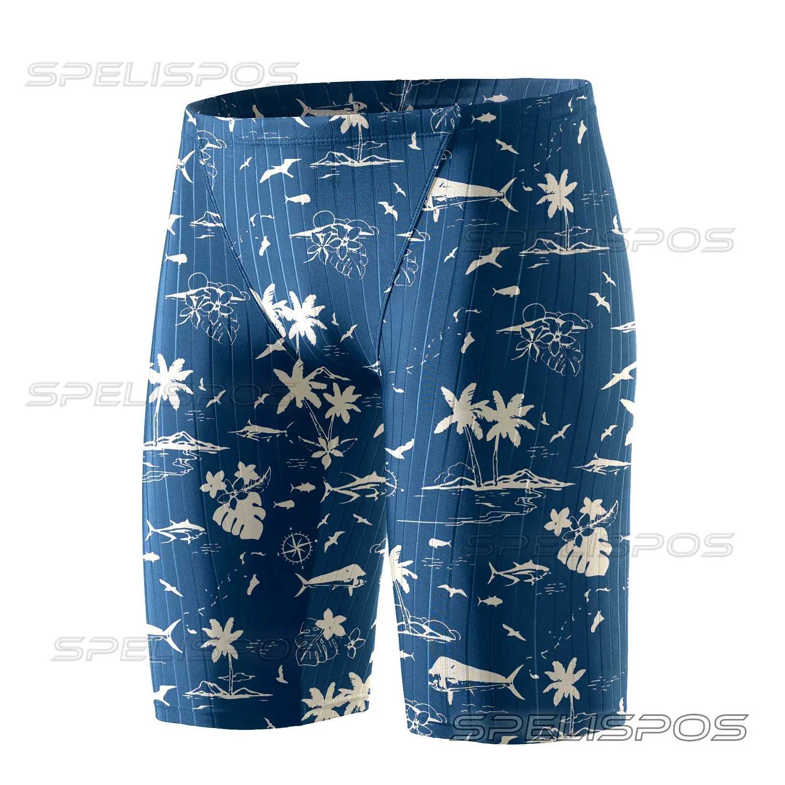 Mens Shorts Flat Pants Swimwear Beach Swim Sport Short Briefs Elastic Surfing Summer Swimwear Jammers Tights SurfXJ250224