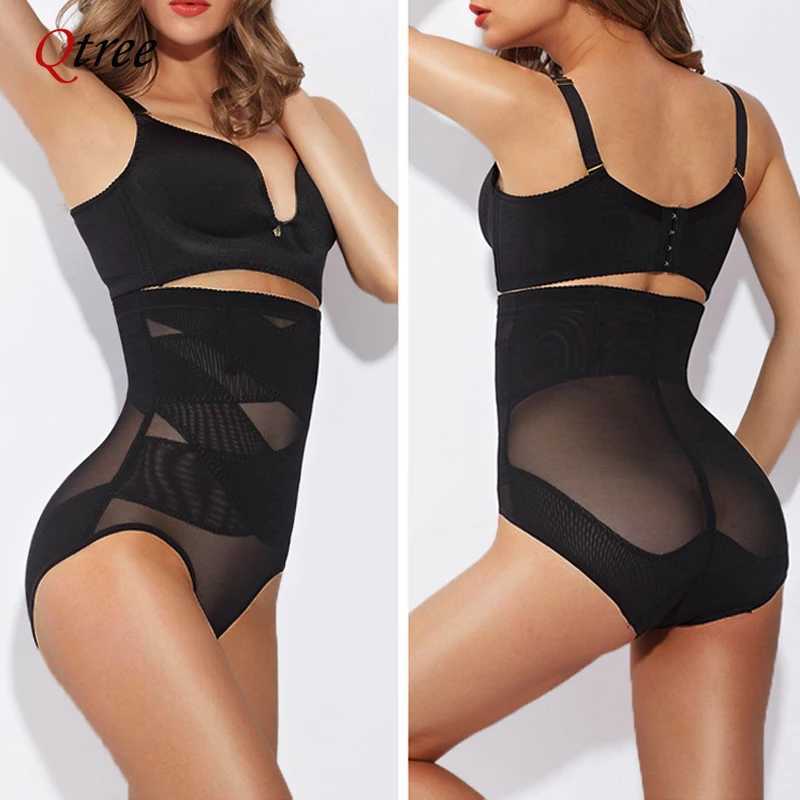 Qtree Cross Compression Abs Shaping Pants Postpartum Abdomen Garment Tummy Tuck High Waist Control Butt Lifter for Women Slim M250225