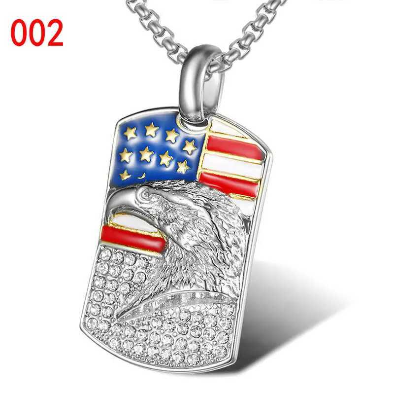 Stainless steel colored pre gold-plated drip glue national flag pendant X250224