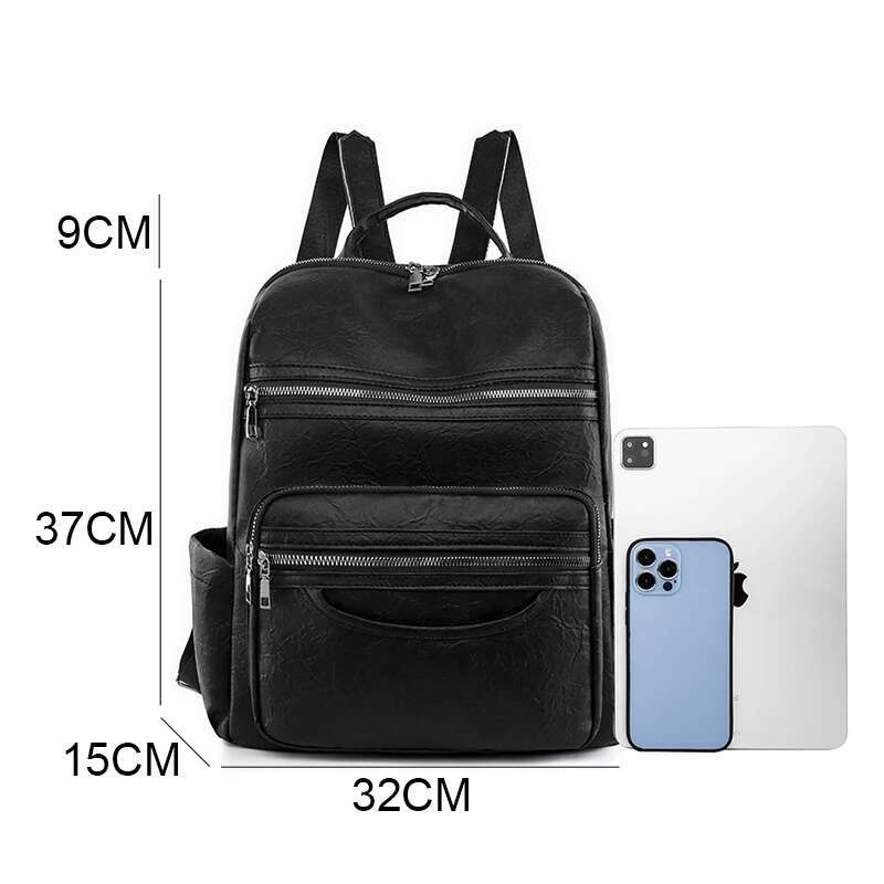 Genuine Leather Women Classic New Style4 Sheepskin Travel Backpack Fashion School Bag Girls Mochilas Feminina