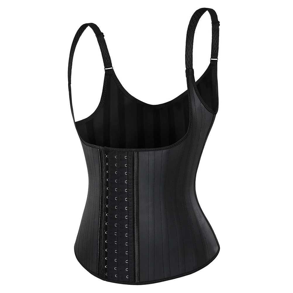 New Arrival Latex Body Slimming Shapewear Vest Waist Trainer Sweat Sport Shaper Belly Sheath Modeling Straps Steel Boned Posture Shaper Belt Z250225