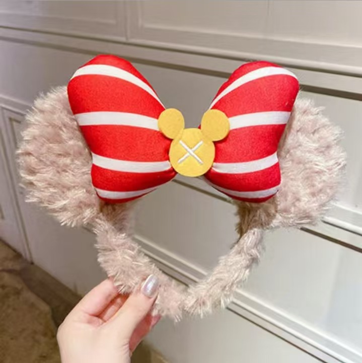 Kids Playground Costume: Cute Teddy Bear Headbands Featuring Ribbons & Christmas Caps