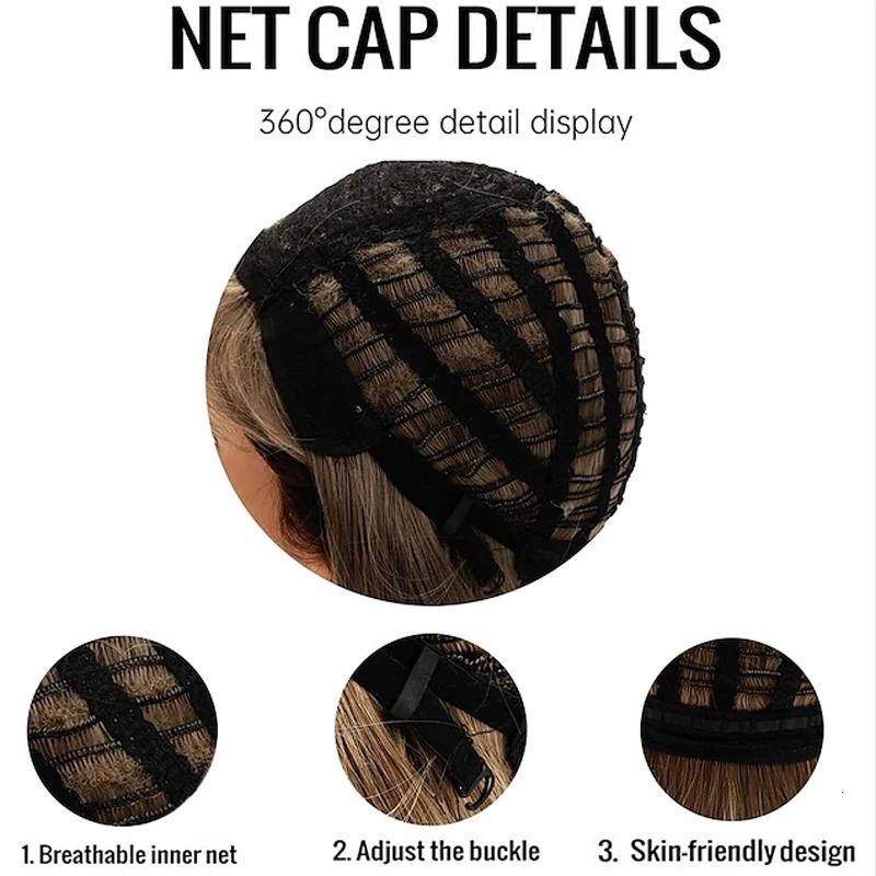 HAIRJOY Synthetic Hair Mullet Wig Adult Funny Wigs for Men Pop Rock Wig Joe Dirt Wig for 70s 80s Wig Brown Synthetic Wigs 250224