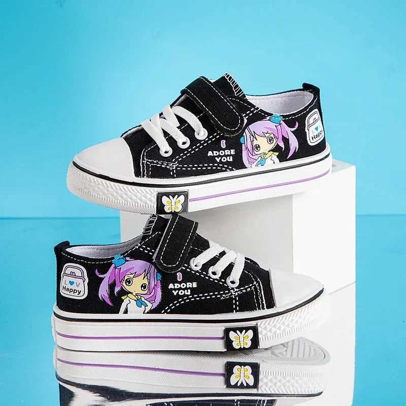 Spring Autumn Childrens Casual Shoes Breathable Low-top Kids Canvas Shoes Boys Girls Student Outdoor School Flat Sneakers New X250224