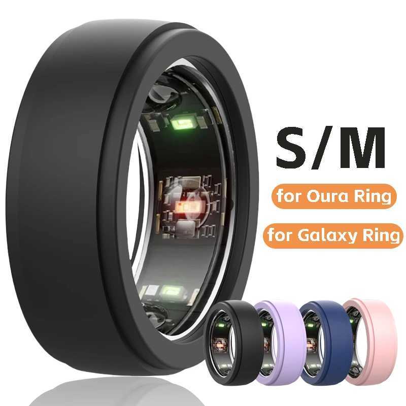 Ring Cover for Oura Ring/Galaxy Ring Anti-Scratch Elastic Silicone Rings Protector for Samsung Galaxy Smart Rings Cover S/M Size W250225