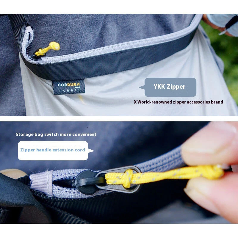 XENOSMILUS Waterproof and Folding Shopping Bag Ultra-Light Sling Shoulder Bag Single Shoulder Bag Outdoor Hiking Leisure Travel 250224