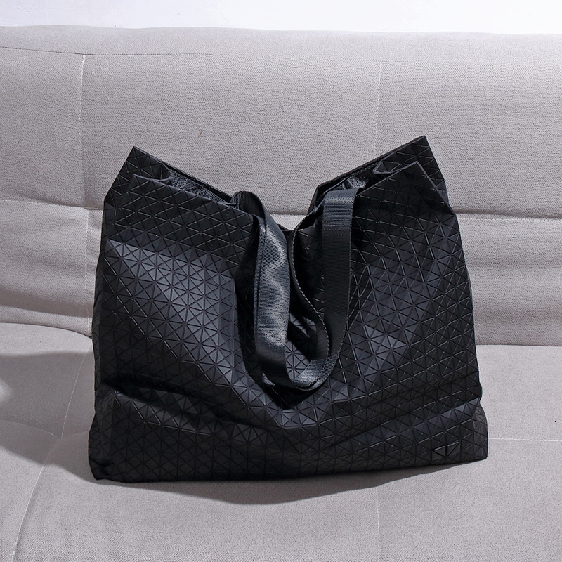 Japanese Lingge Men's And Women's Shopping Silicone Large Capacity Tote Single Shoulder Handbag Leisure Travel Big Bag designer handbags wom