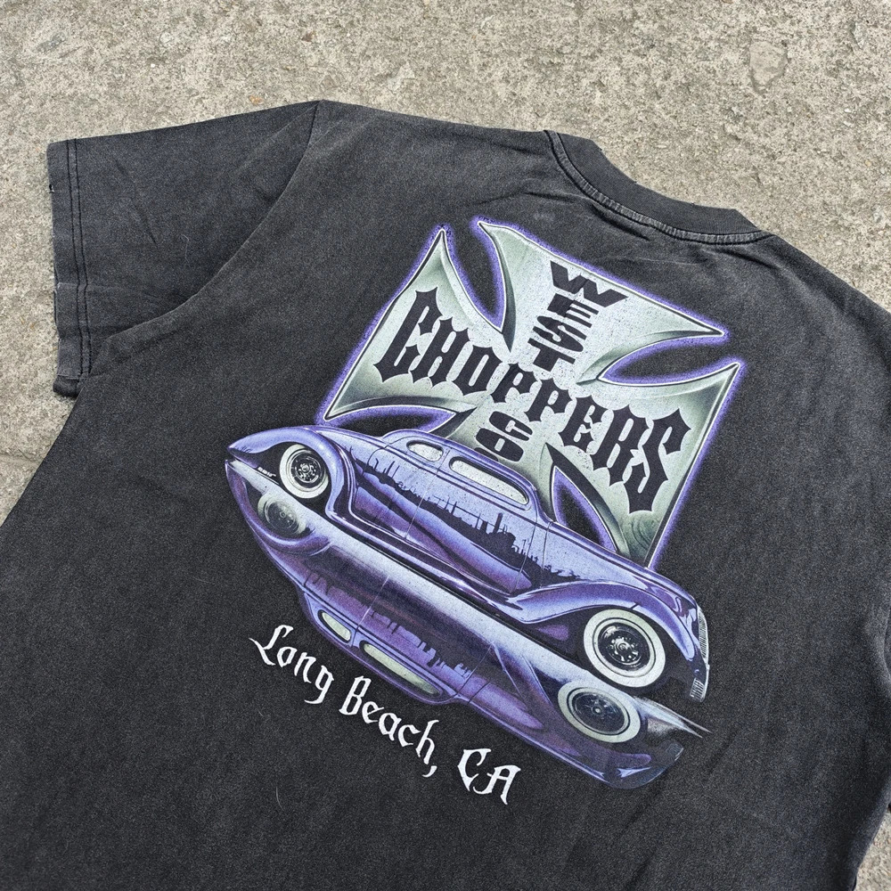 Yao888 Streetwear Fashion High Quality Tee Tops Summer Cotton Oversize Casual Y2k Vintage Graphics Print T Shirt For Men 250222