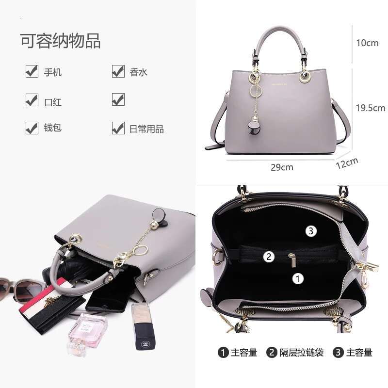monifen 2024 Vintage Brand Genuine Leather Cowhide Casual Handbag Large Capacity Women's Bag