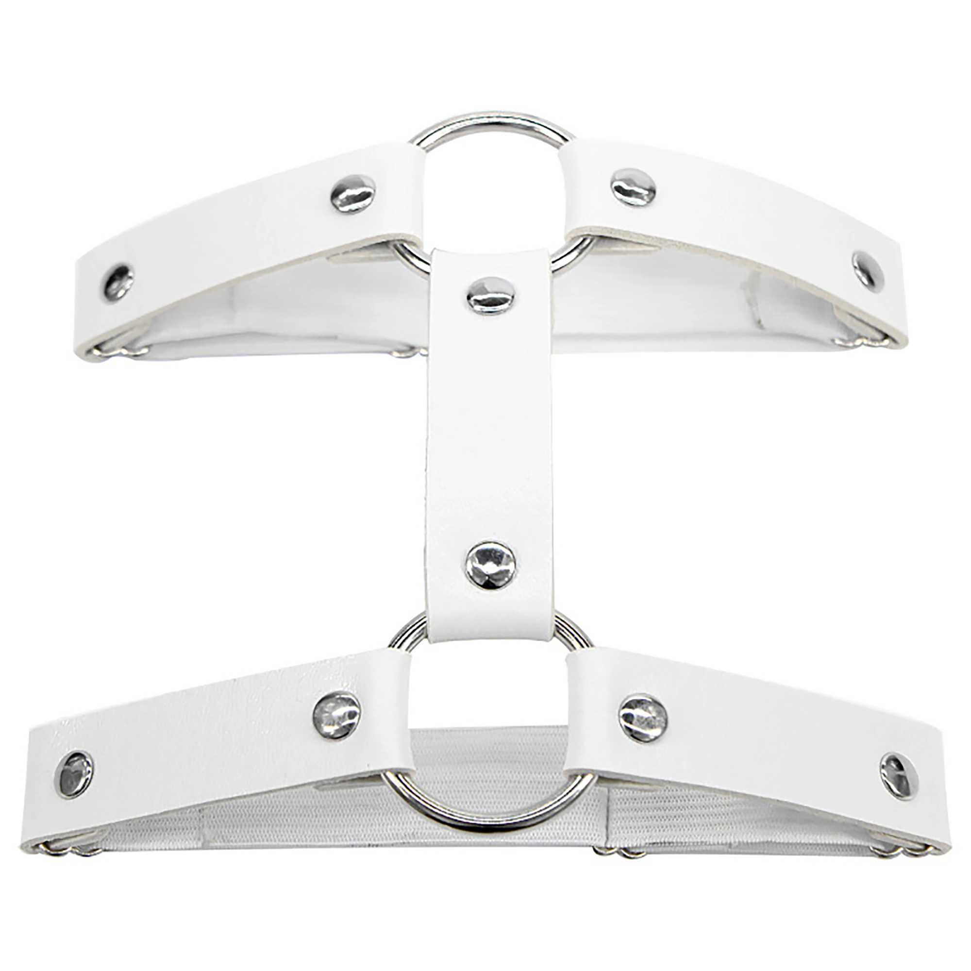 1PC Women Girls Sexy Elastic Garter Belt Pu ather Punk Gothic Harn Adjustable g Ring Fme Garters Skirt AccoriesXJ250224