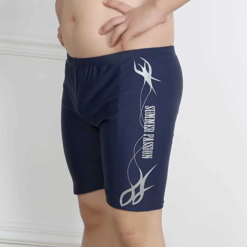 Mens swimwear Plus Size Mens Swimming Trunks Sports Swim Wear 135kg Bottoms Hot Spring Adult Shorts Printing Pants BeachXJ250224