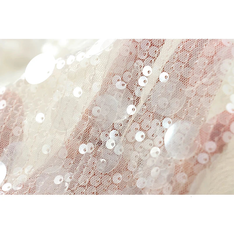 YENKYE Autumn Women Sequin Kimono Jacket Coat Long Sleeve V Neck Female Casual Loose Outerwear Chic Lady Wrap Outfits 250224