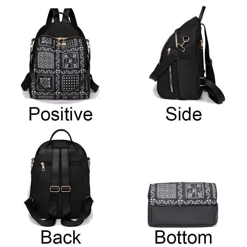 Fashion Women Oxford Cloth Shoulder School Bags For Teenage Girls Light Ladies Travel Backpack Mochila Feminina