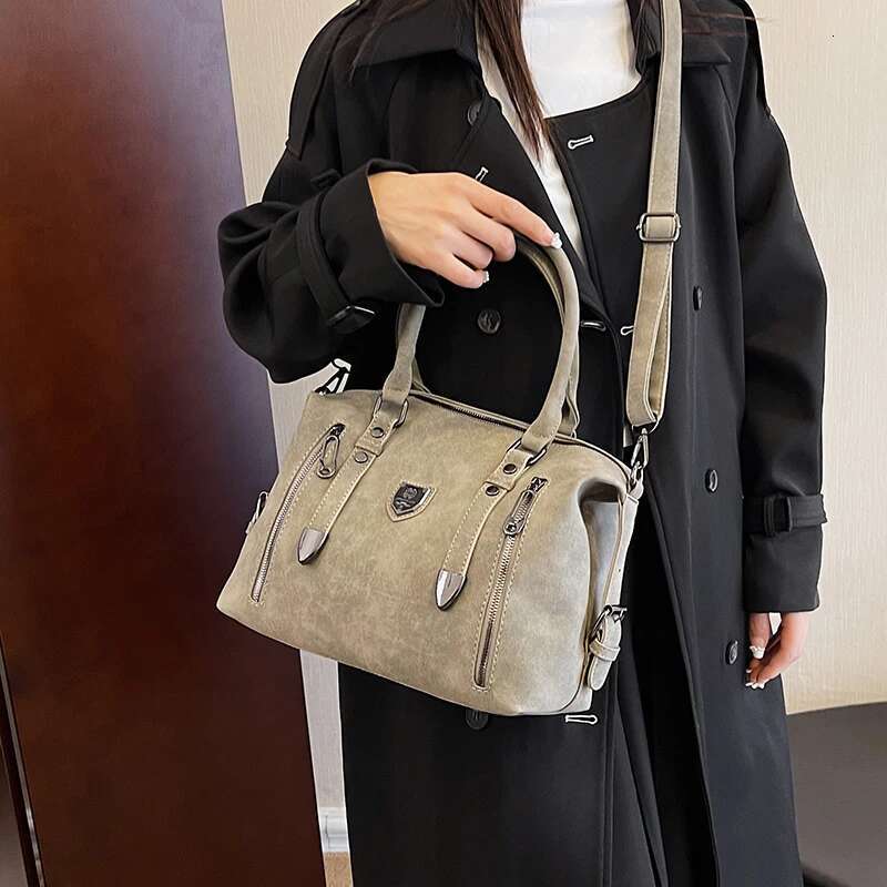 High Quality Leather Shoulder Crossbody Bags For Handbags Women Designer Large Capacity Soft Tote Messenger Bag