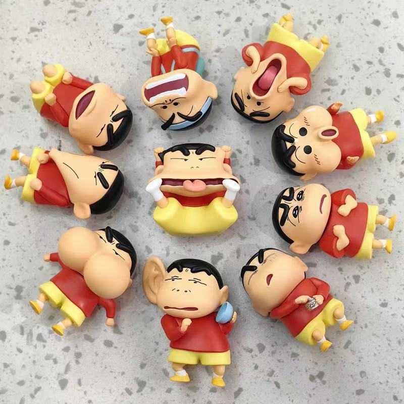 Chinese version of Crayon Shin chan strange and quirky newbies trendy dolls ornaments blind box toys Free shipping