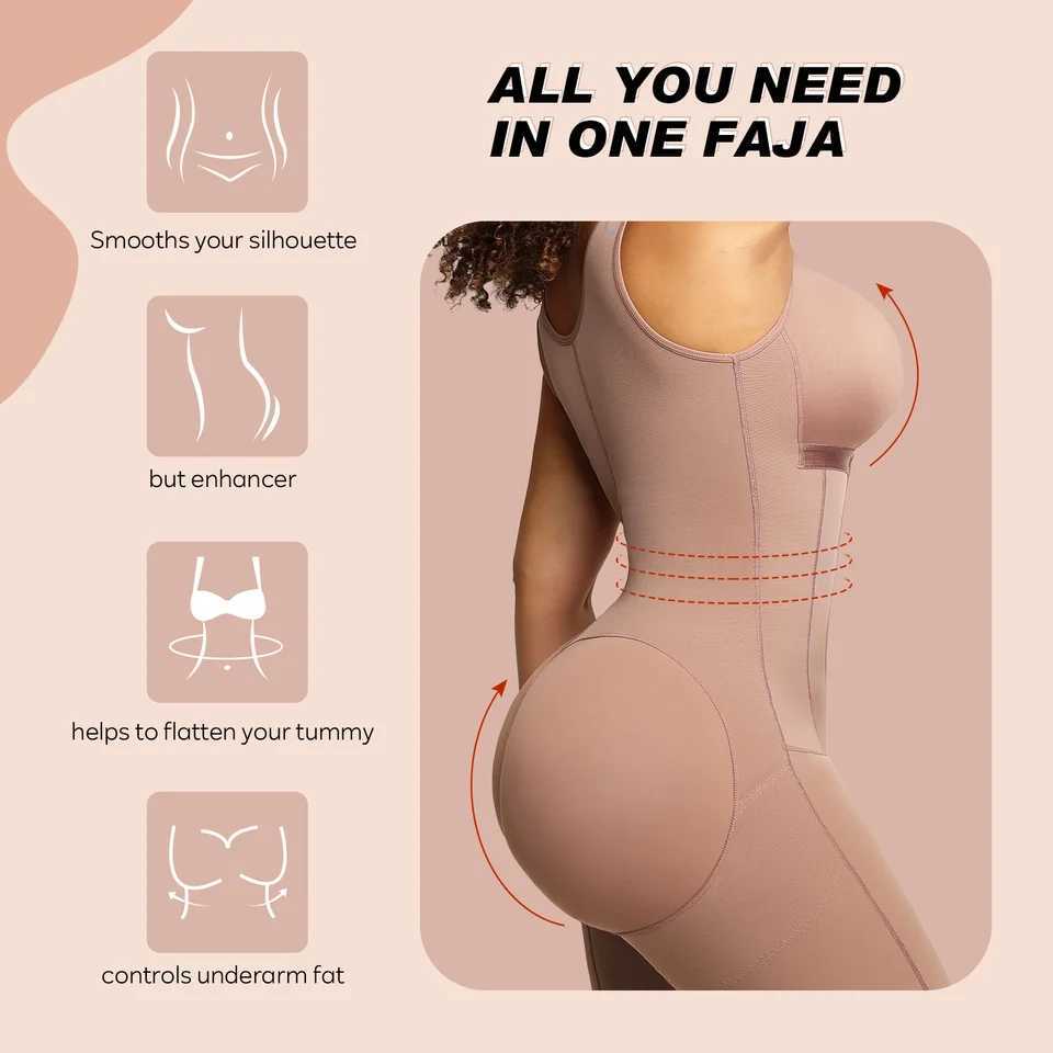 New Arrival Colombianas Shaper Stage 2 For Women Postpartum Girdle BBL Postoperative Bodysuit Shapewear Corset Slimming Body Shaper Z250225