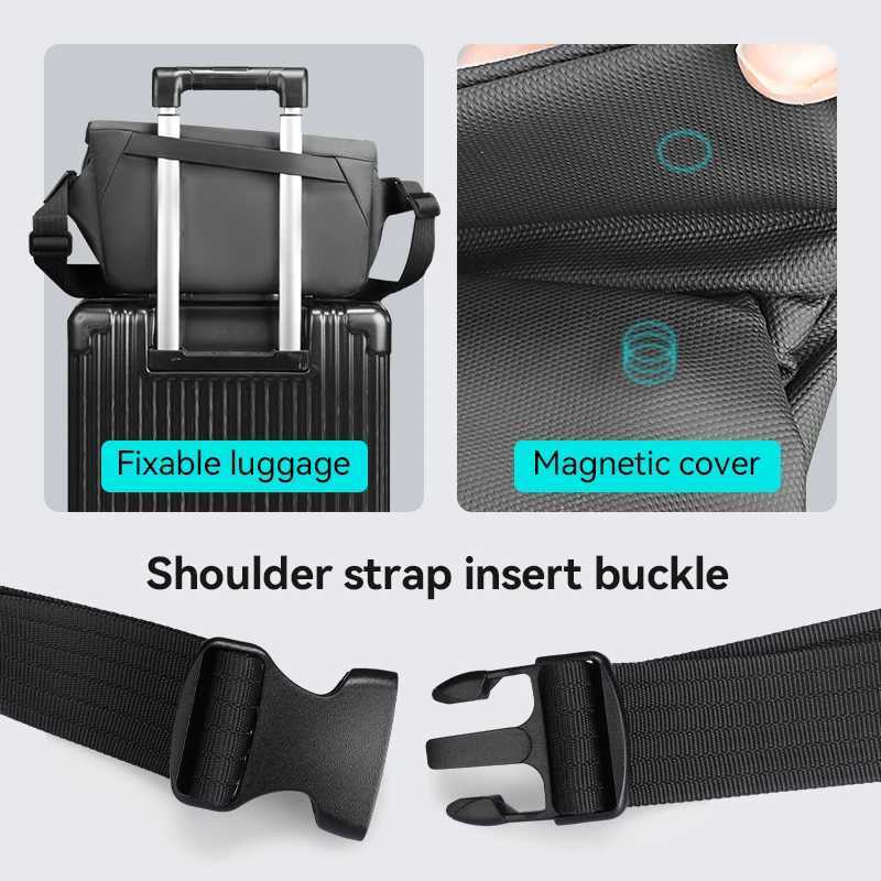 MarkRyden Casual II Leather Waterproof Scratch Fashion Summer Large Capacity Casual Nylon Womens Shoulder Bag Z250225