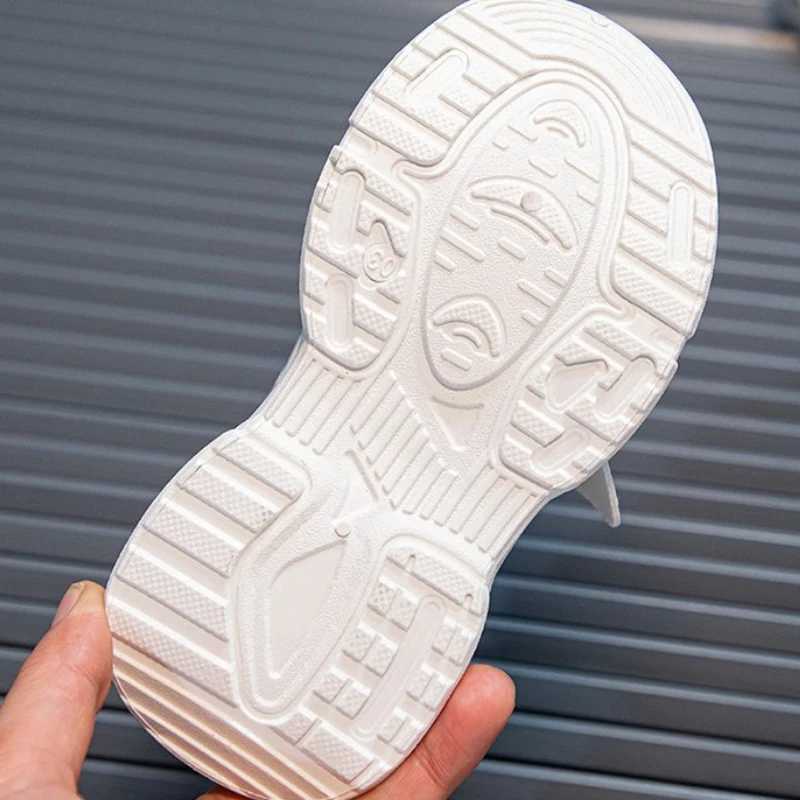Kids Sneakers Thick Sole Casual Light Running Shoes Boys Girls Comfortable Mesh Chunky Sneaker for Children Walking Footwear W250225