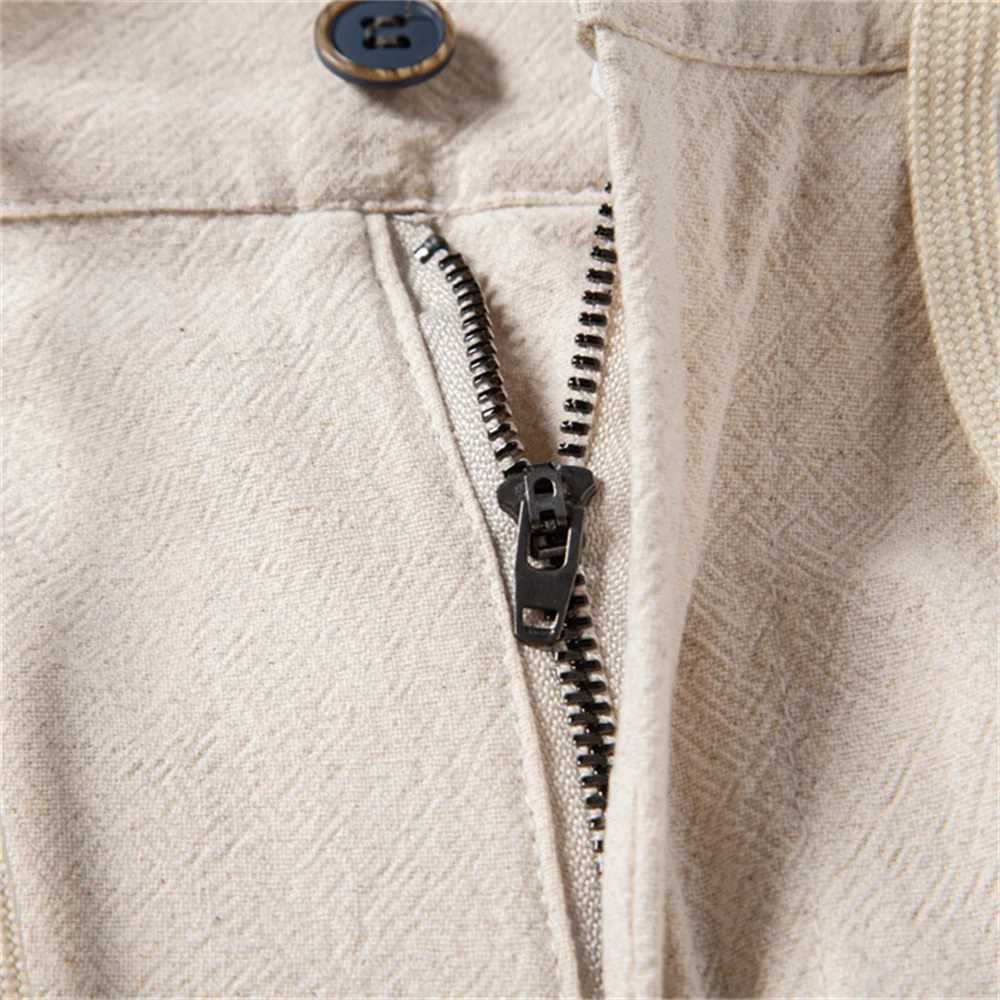 AIOPESON Casual Linen Men Trousers Solid Color Mens Pants New Spring Autumn High Quality Lightweight Breathable Pants Men W250225