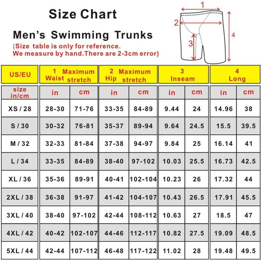Mens Swim Shorts Beach Tights Trunks Training Swimming Swimsuit Printing Funny Swimwear Jammer Contest Sports Surf Diving TrunksXJ250224