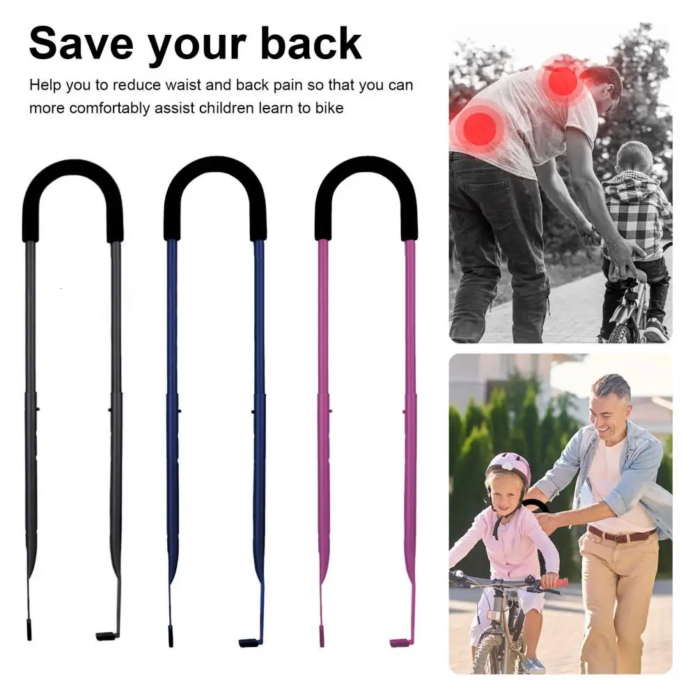 Bike Balance Push Bar Kids Bicycle Safety Trainer Handle Heavy Duty Kids Cycling Learning Bike Balance Handle Bike Accessories 250224