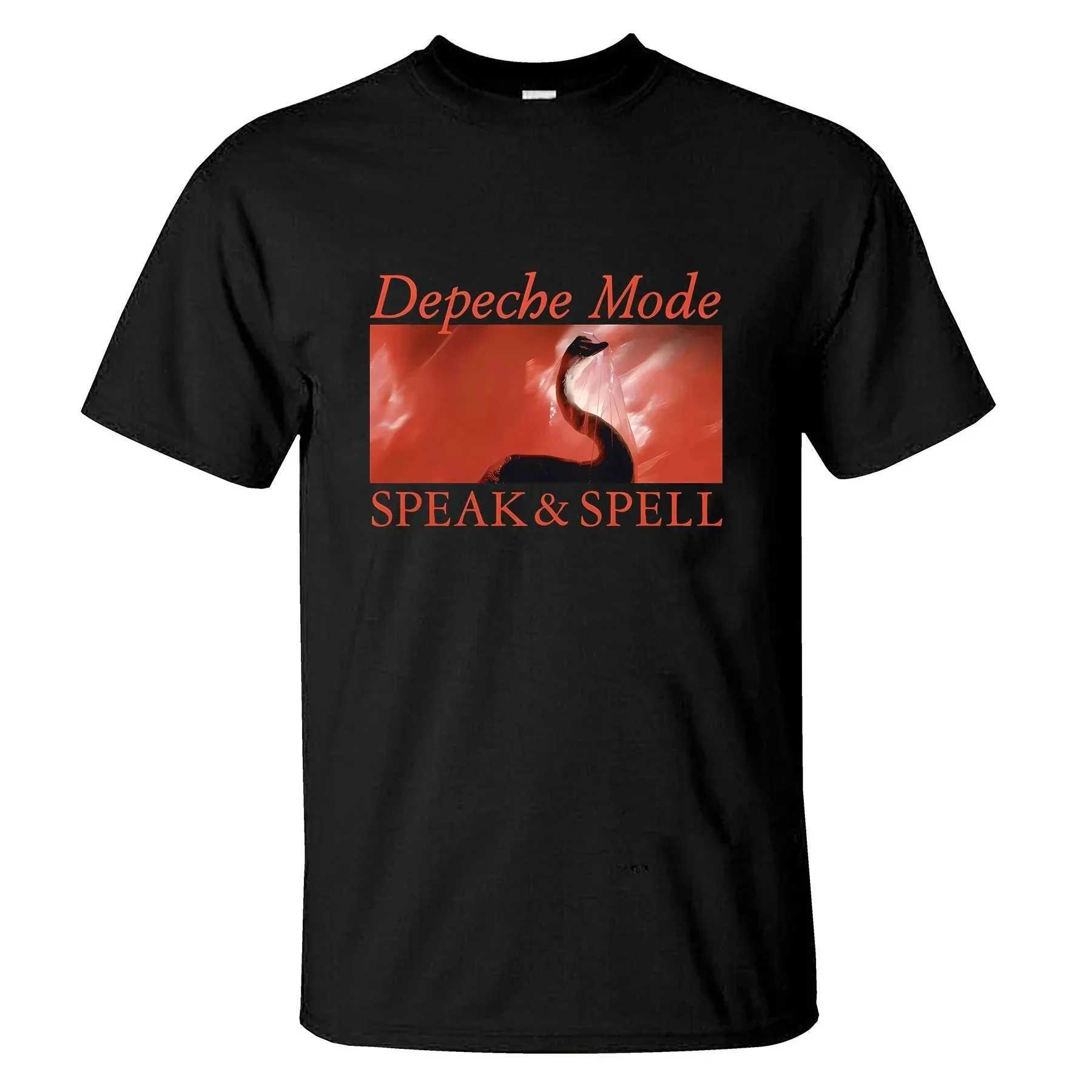 2024 Amazing Tees Men Rose Top Black By Depeche Mode T Shirt Casual Oversized T-shirt Double-sided Male T-shirts GraphicT250224