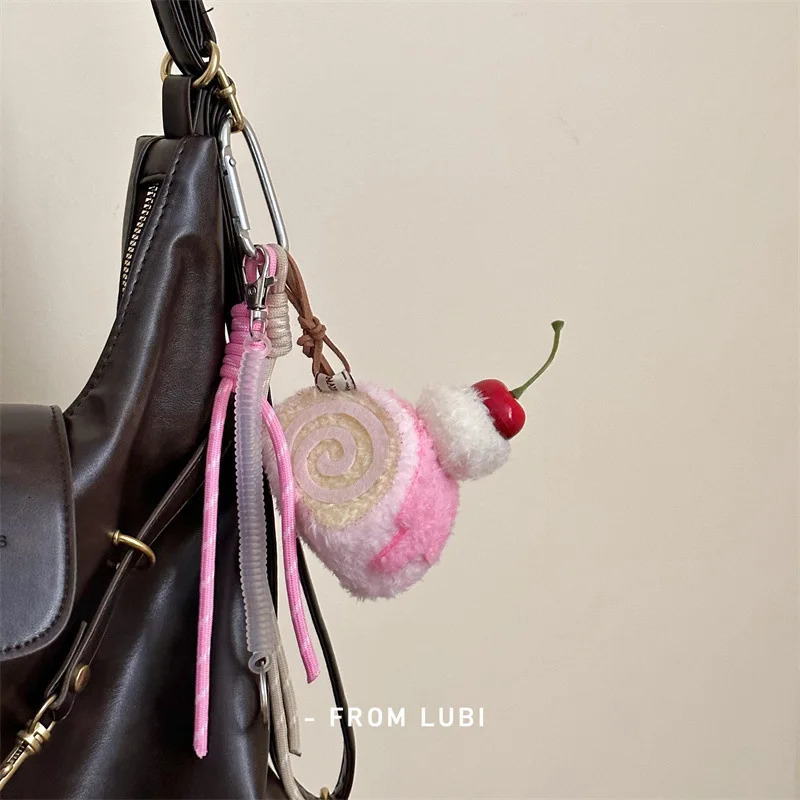 Handmade DIY keychain Afternoon Tea Series Bag Pendant Dessert Coffee Cute Pendant 250318