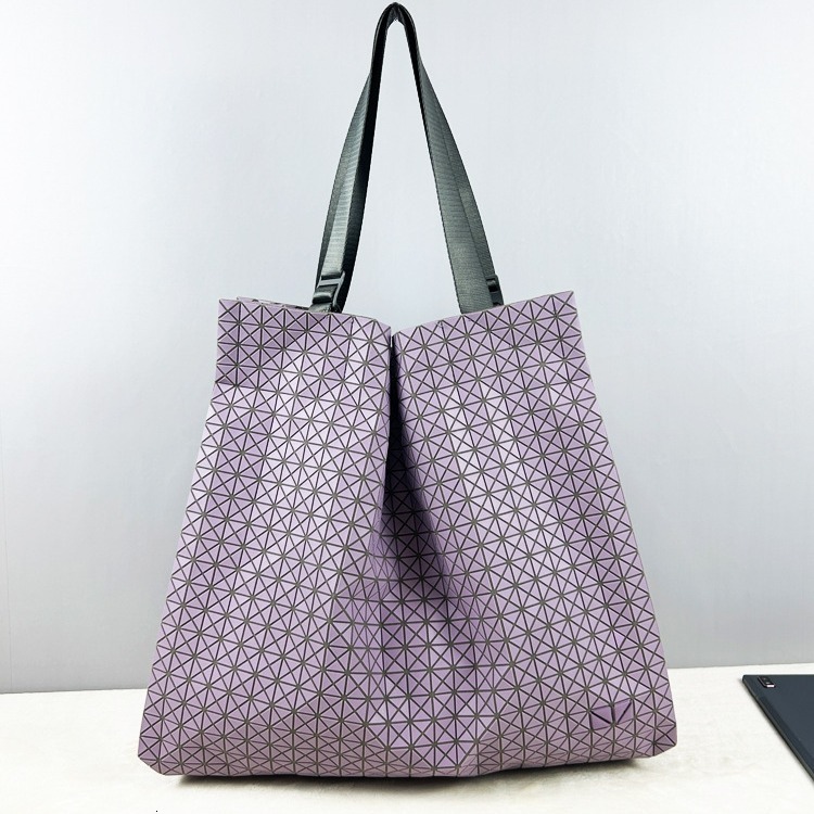 Japanese Lingge Men's And Women's Shopping Silicone Large Capacity Tote Single Shoulder Handbag Leisure Travel Big Bag designer handbags wom